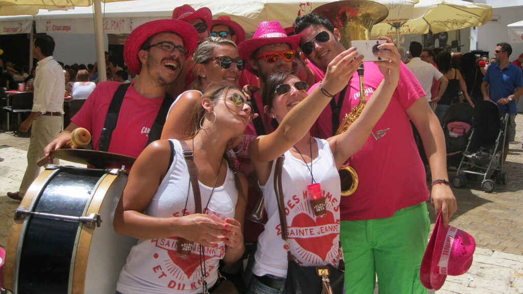 Feria i Málaga, Spanien.