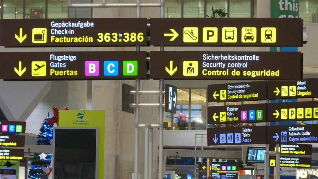 Flygplats i Spanien för internationell turism.