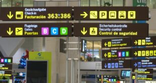 Flygplats i Spanien.