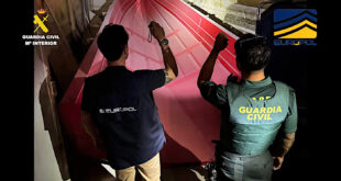 Guardia Civil och Europol i tillslag mot smuggelnätverk.