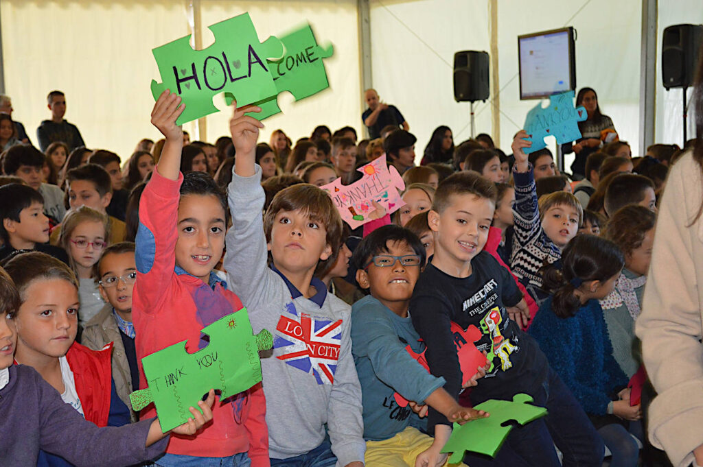 En skola i Asturien, Spanien.