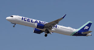 Airbus A321 från Icelandair.