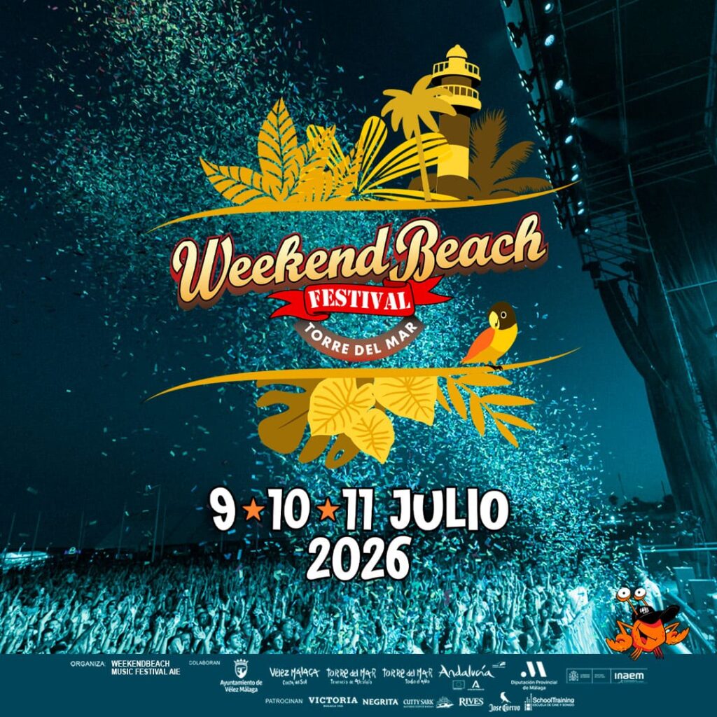 Weekend Beach Festival 2026, poster.