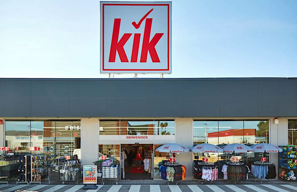 KiK, tysk lågpriskedja för kläder.