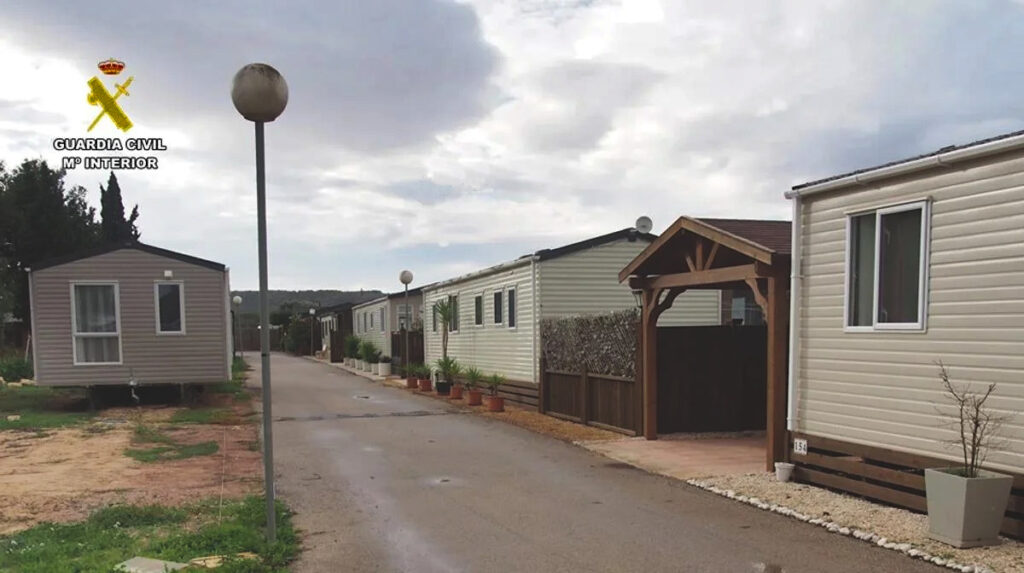 Olagligt bostadsområde i Alicante.