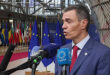 Pedro Sánchez i Bryssel. 23-10-2025.