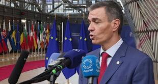 Pedro Sánchez i Bryssel. 23-10-2025.