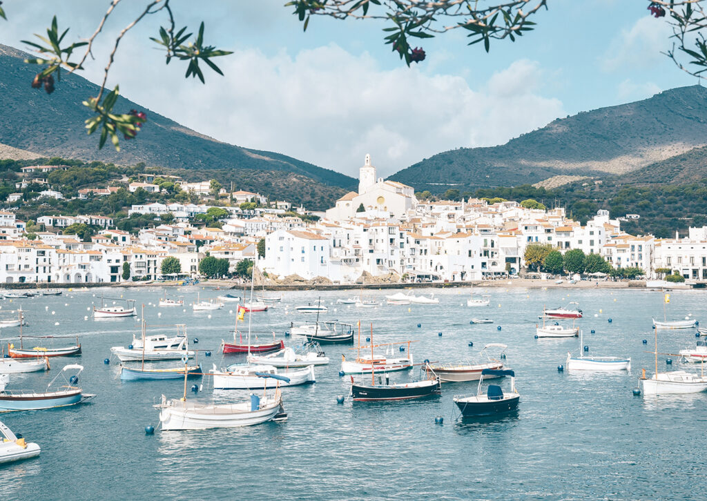 Cadaques i Katalonien.