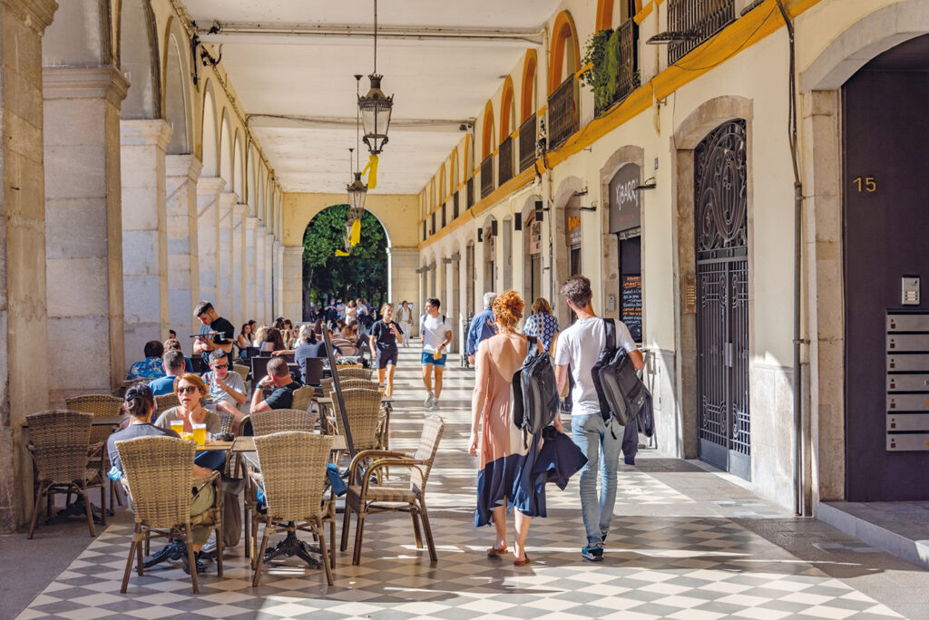 Girona i norra Katalonien.