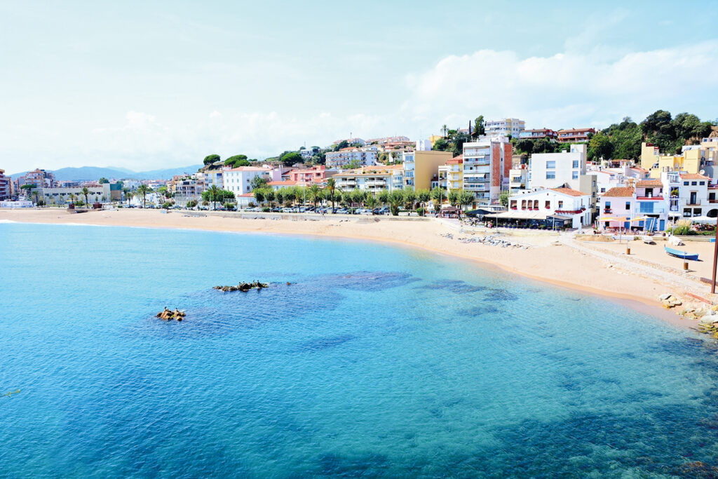 Blanes i norra Katalonien.