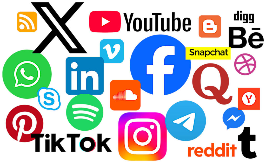 Sociala medieplattformar.