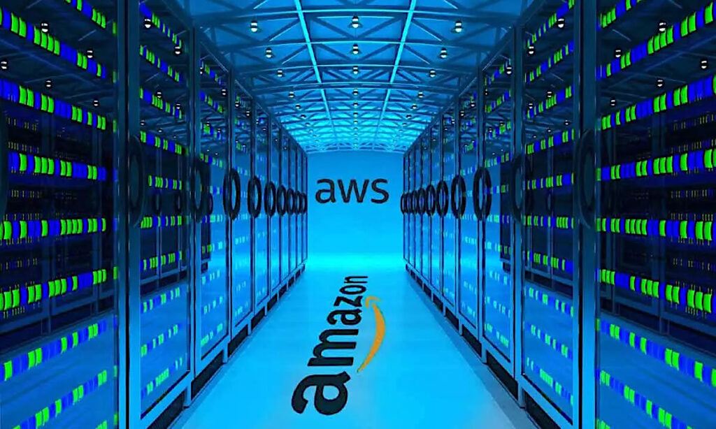AWS, Amazon Web Services.