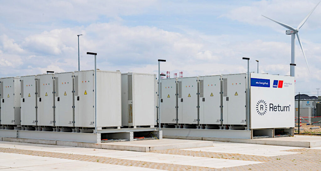 Storskalig batterilagring, BESS i Spanien.