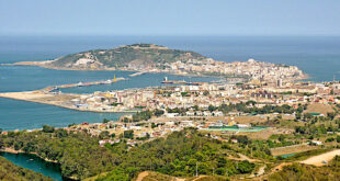 Ceuta i Nordafrika, spansk exklav.