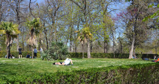 Retiroparken i Madrid den 24 mars 2026.
