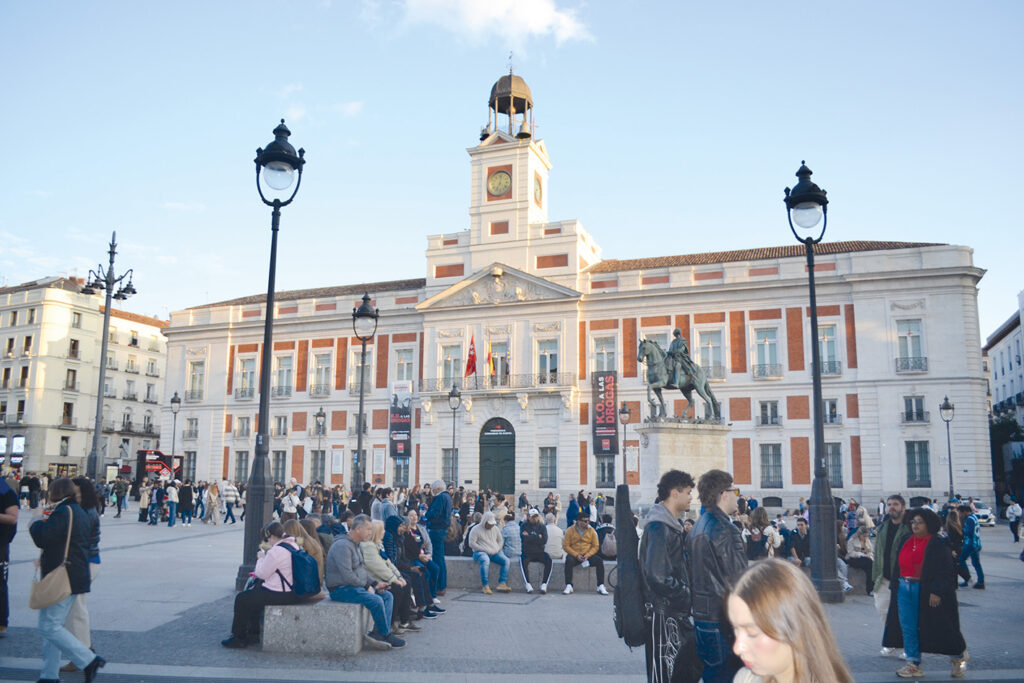 Puerta del Sol, Madrid.