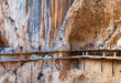 Vandringsleden Caminito del Rey, Spanien.