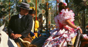 Feria del Caballo i Jerez de la Frontera, Spanien.