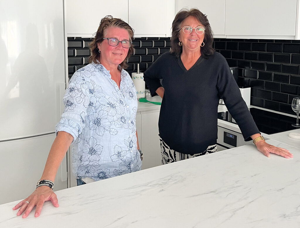 Ett nyrenoverat kök.