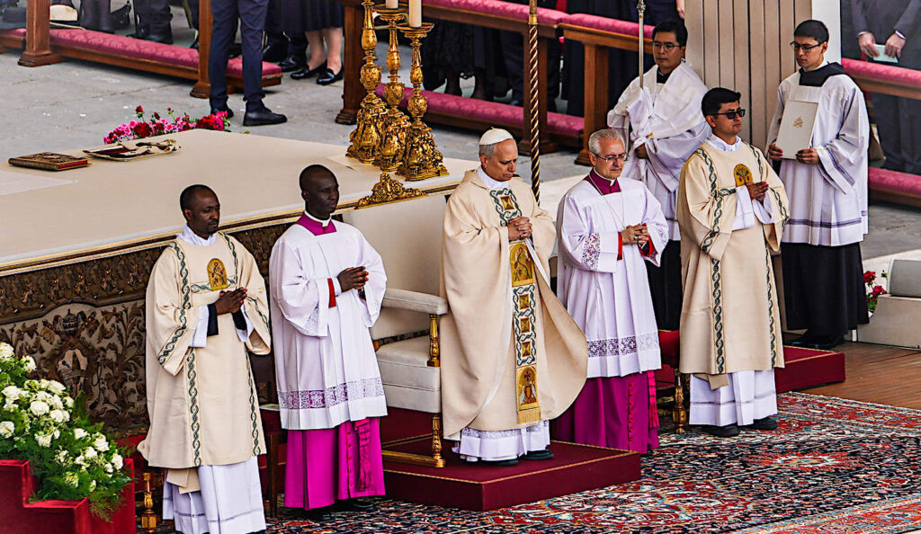 Invigning av påve Leo XIV i Vatikanen.