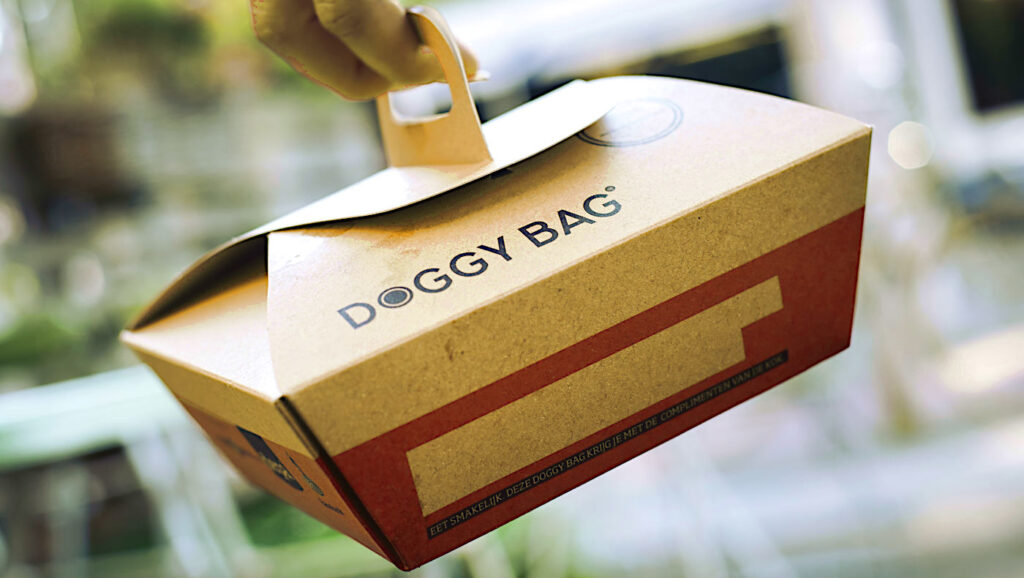 Restlåda, doggy bag.