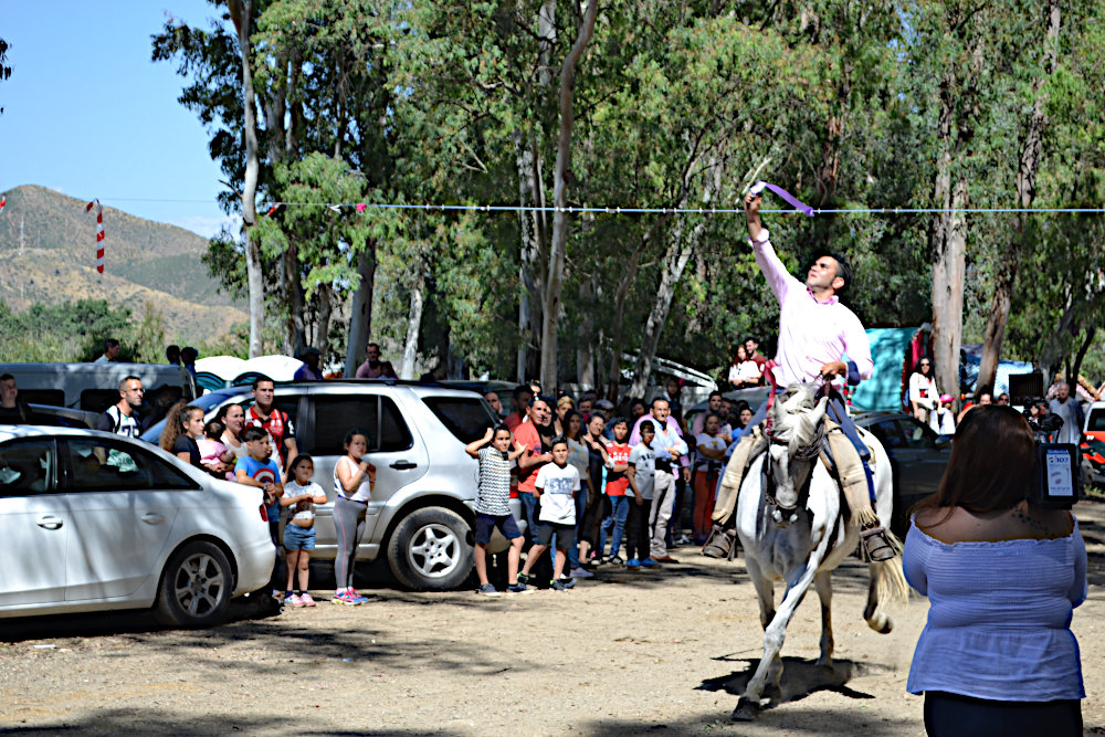 Romeria den 1 maj, tävling till häst.