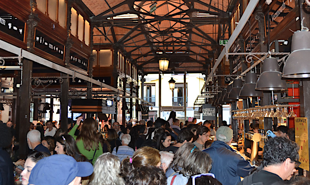 Mercado de San Miguel, en saluhall i Madrid.