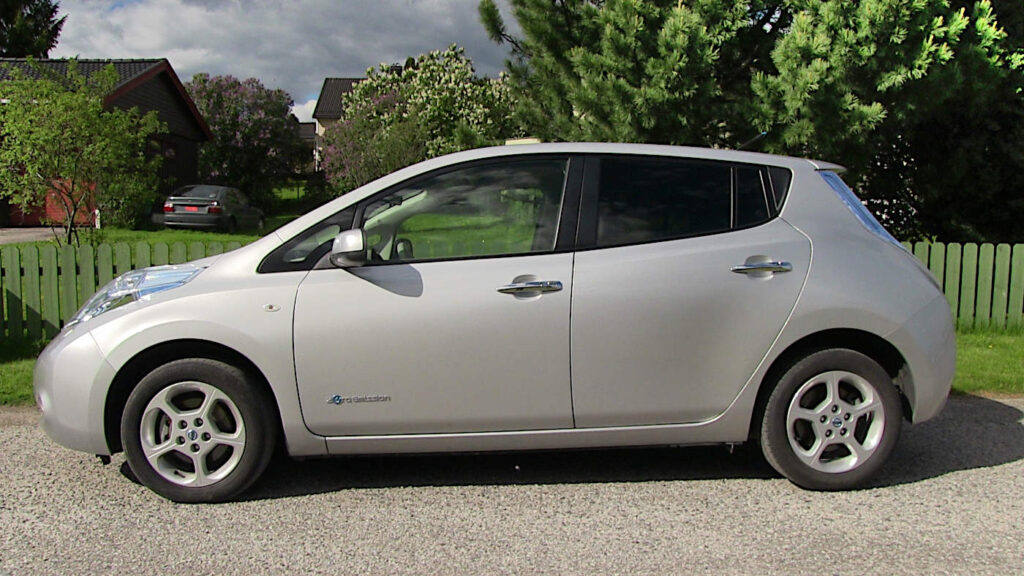 En Nissan elbil.