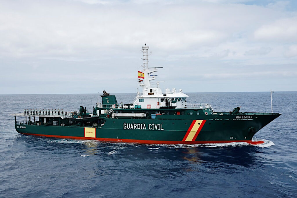 Rio Segura, ett patrullfartyg från Guardia Civil, Spanien.