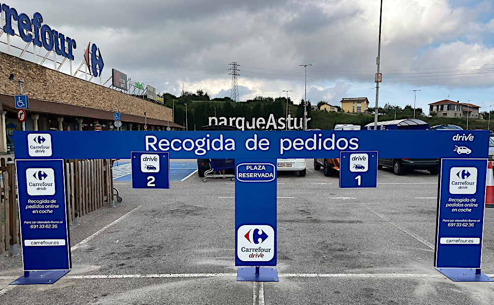 Carrefours Click-and-collect tjänst Drive.