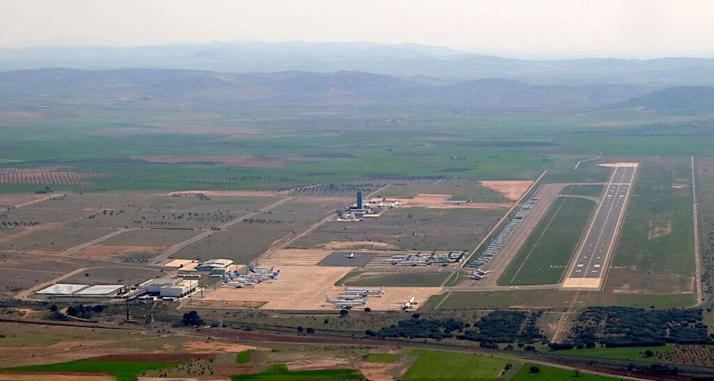 Ciudad Real International Airport, Spanien.