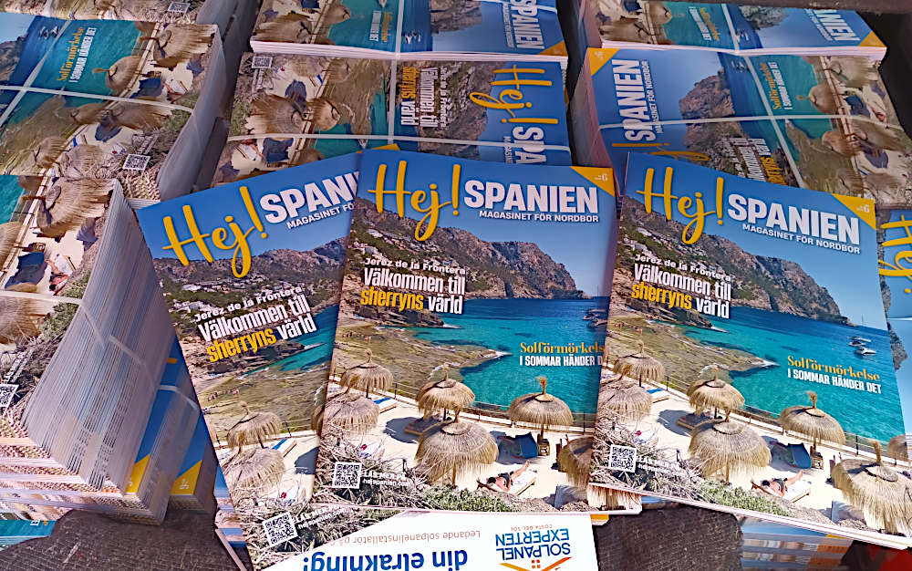 Juniupplagan 2026 av magasinet Hej! Spanien. 