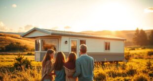 Prefabricerat hus, ett mobile home.