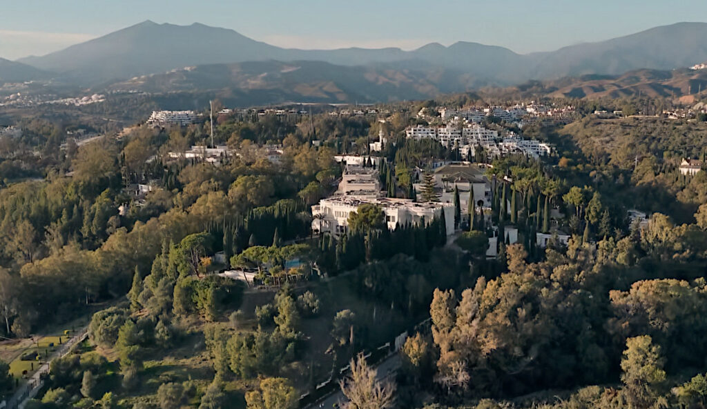 Saudiska kungafamiljens palatsområde i Marbella, Spanien.